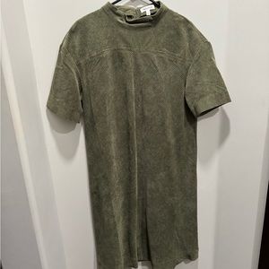 Long Green Textured Dress